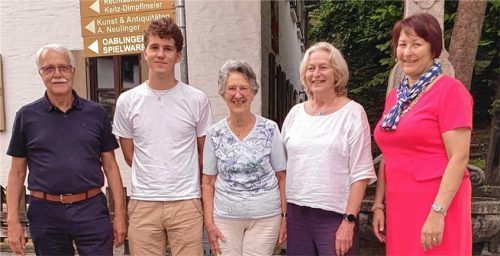 Die neue Führung der SPD in Bad Aibling: (von links) Hannes Breitner, David Lambrich, Barbara Sandtner, Ingrid Hackl und Vorsitzende Petra Keitz-Dimpflmeier. Foto re