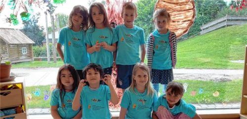 Die Vorschulkinder im KiWest nahmen mit viel Freude am Nika-Projekt teil. Foto re