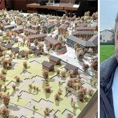 Postwurfsendung für den Zieleinlauf