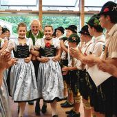 Spalier für neuen Ehrenbürger