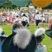 Bayerisches Gartenfest voller Leben