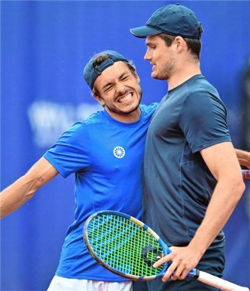Eines der besten deutschen Doppel: Jakob Schnaitter (links) und Mark Wallner.Foto Imago