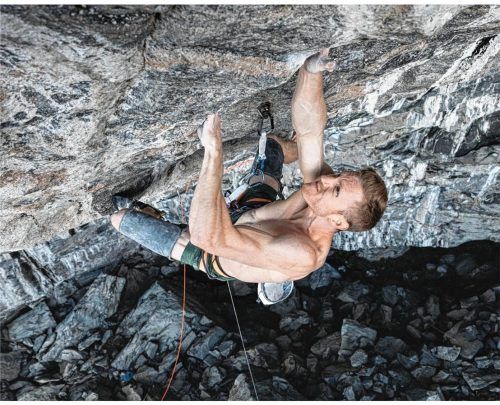 Exklusiv auf der Leinwand des Outdoor Filmfestivals ist ein Meilenstein der Klettergeschichte: Eine Dokumentation über die Kletter-Superstars Jakob Schubert (Foto) und Adam Ondra bei ihrem Versuch, eine der schwersten Kletterrouten zu bezwingen. Foto Johannes Mair