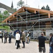 Hebauffeier beim Berggasthof Streichen