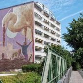 Fünf neue Murals zieren einst graue Wände in Rosenheim