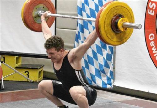 Isaak Molina-Becker war mit 315,93 Punkten der beste Heber der Männer.Foto TuS Raubling
