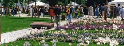 Kleine Landesgartenschau Waldkraiburg 1995. Foto stadtarchiv