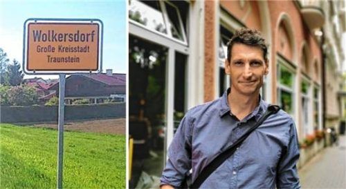 Korbinian Rupprecht, Wolkersdorfer und Vater zweier Kinder im Grundschulalter, hat eine Bürgerinitiative gegen den Schulbau gestartet. Fotos Eichstätter/ Langenwalter