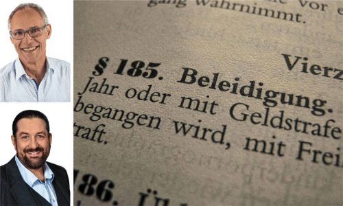 Linken-Bezirksrat Dr. Klaus Weber (oben) aus Neuried bei München hat AfD-Bezirksrat Christian Demmel aus Kolbermoor unter anderem wegen Beleidigung angezeigt. Ein Rosenheimer Staatsanwalt hat dazu nun eine Entscheidung getroffen. Foto Imago/blickwinkel