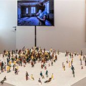 Stadt im Kaleidoskop kreativer Ideen