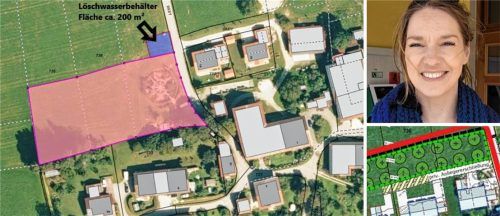 Mit der Änderung der Ortsabrundungssatzung soll in Oberndorf Baurecht für Grundstücke geschaffen werden. Bauamtsleiterin Regina Maier erklärt, wie dadurch auch Bauland für Einheimische entsteht. Fotos Gemeinde Eggstätt