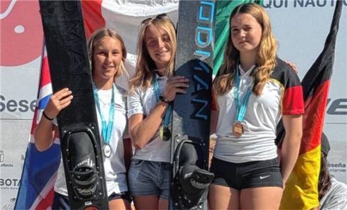 Nina Miserok (rechts) holte in Spanien EM-Bronze im Springen. Foto re