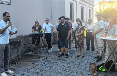 Oberbürgermeister Andreas März lobte zur Eröffnung die Kulturschaffenten für Kreativität und Engagement.Foto Sieberath