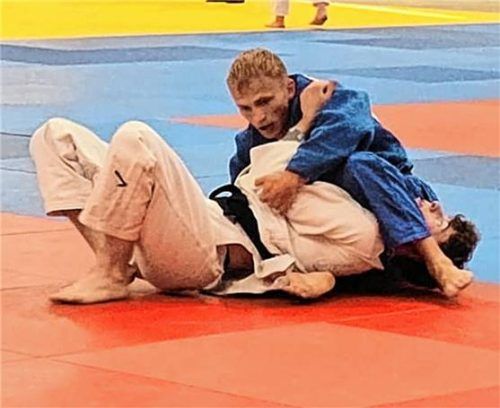 Patrick Weisser holte sich beim prestigeträchtigen Sindelfinger Glaspalastturnier die Bronzemedaille.Foto KSV Bad Aibling