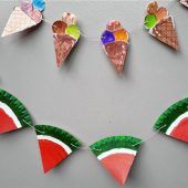 Ferien-Basteltipp: Sommergirlande