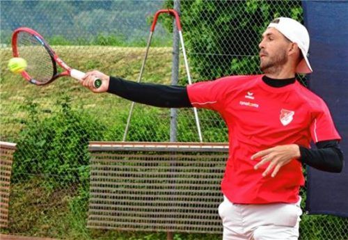 Tomas Paciaroni steht mit den Herren des TV Feldkirchen kurz vor der Meisterschaft.Foto re