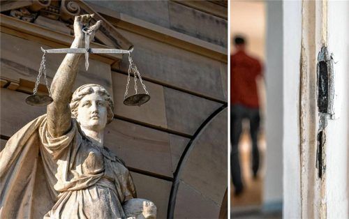 Wegen mehrerer Einbruchsdelikte mussten sich zwei Rosenheimer vor dem Amtsgericht verantworten. Einer der Angeklagten versuchte sich vor Gericht als Opfer negativer Beeinflussung darzustellen. Fotos dpa
