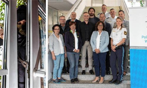 Wie sicher sind der westliche Landkreis Mühldorf und Waldkraiburg? Die Polizei informierte die Bürgermeisterinnen und Bürgermeister. Foto Polizei/Dpa