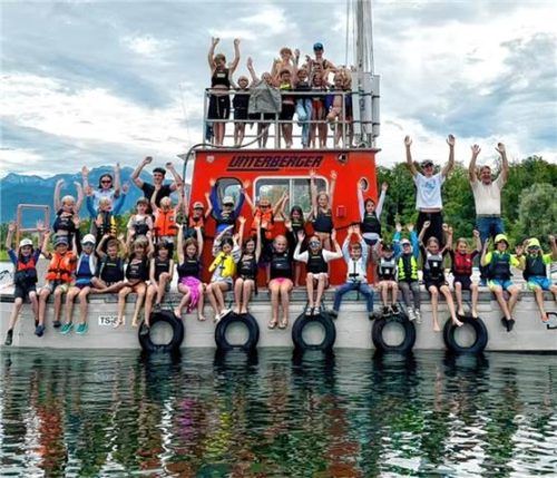 40 Kinder und Jugendliche lernen das Segeln. Foto Huber