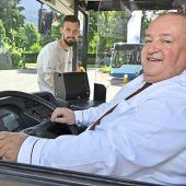 Busfahrer auf der Eibsee-Route: Ein Job für Nervenstarke