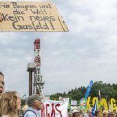 Klimaaktivistin Neubauer protestiert in Reichling