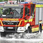 Heftige Regenschauer ziehen über Südbayern
