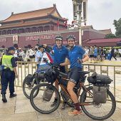 Radler sind am Ziel in Peking
