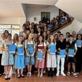 Feierliche Ehrung der Absolventen der Realschule