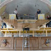 Kirche wird Orgel-Werkstatt