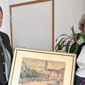 Stadt Bad Aibling bekommt Gemälde geschenkt