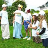 Kinder inszenieren Bibelgeschichten