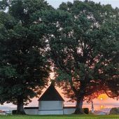 Sonnenaufgang von der Anhöhe bei Hittenkirchen