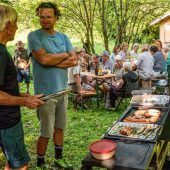 Gartler-Stammtisch im Grünen
