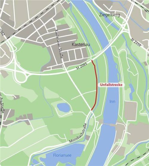 Auf diesem Abschnitt passierten die zwei schweren Fahrradunfälle in den vergangenen Wochen. Foto Klinger