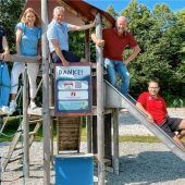 Spielplatz-„Reanimation“ beim SV Bruckmühl