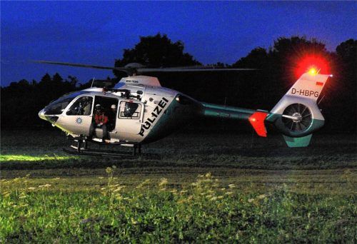 Der jeweilige Einsatzleiter und der Leiter der Einsatzzentrale bewerten und entscheiden zusammen, wann ein Hubschrauber (Symbolbild) zu einem Polizeieinsatz gerufen wird. Foto dpa