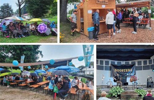 Der Kurpark in Bernau verwandelte sich beim Picknick Konzert des TSV Eishockey in eine stimmungsvolle Bühne mit Musik. Foto  Touristinfo Bernau