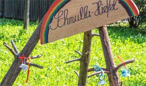 Der „Schnulla-Hiefel“ in Unterwössen soll Kinder bei einem besondern Abschied begleiten. Foto Ludwig Flug