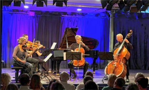Die Dozenten der Mühldorfer Sommerakademie bilden für das Konzert ein Streichquartett. Foto Breitsameter
