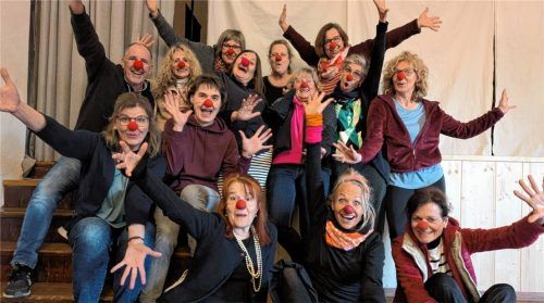 Die frischgebackenen Kontakt-Clowns wollen den Verein „Farbenfroh“ gründen.Foto privat