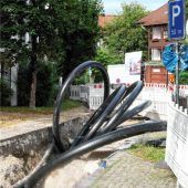 Neue Leitungenfür die Bücherei