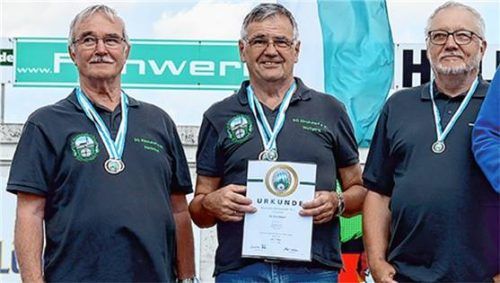 Die SG Kirchdorf wurde bayerischer Vizemeister in der Disziplin Freie Pistole Auflage.Foto re