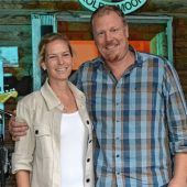 Tennisspieler trotzen dem Regen-Juli