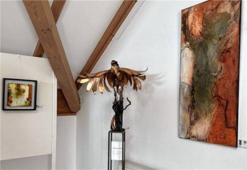 Ein Blick in die Gstadter Ausstellung. Foto re