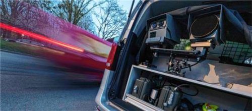Eine Tempokontrolle der Polizei. Foto dpa