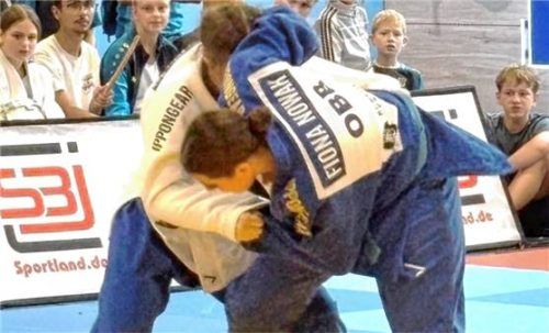 Fiona Nowak musste sich mit der Oberbayern-Auswahl erst im Finale geschlagen geben.Foto KSV Bad Aibling