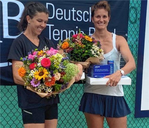 Franziska Maus (rechts, hier mit ihrer Finalgegnerin Lena Lindner), ist wieder deutsche Meisterin.Foto wun
