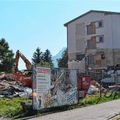 Alte Turnhalle in Grassau abgerissen