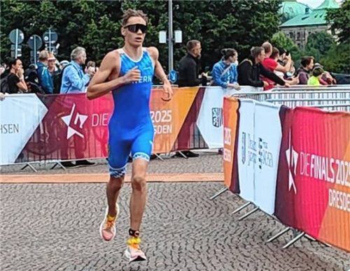 Leon Jozwiak lieferte ein ordentliches DM-Debüt ab und wurde 21. in der Jugend B.Foto re