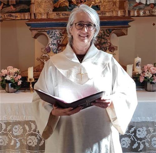 Manuela Bauer hat auch immer wieder Gottesdienste auf dem Wendelstein gehalten.Foto privat